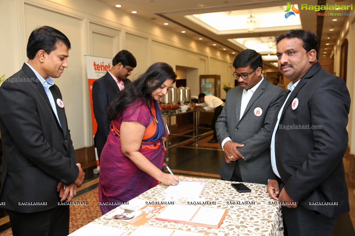 Tenet Diagnostics Press Conference To Brief About CME (Continuous Medical Education) Program at Hotel Grand Kakatiya, Hyderabad