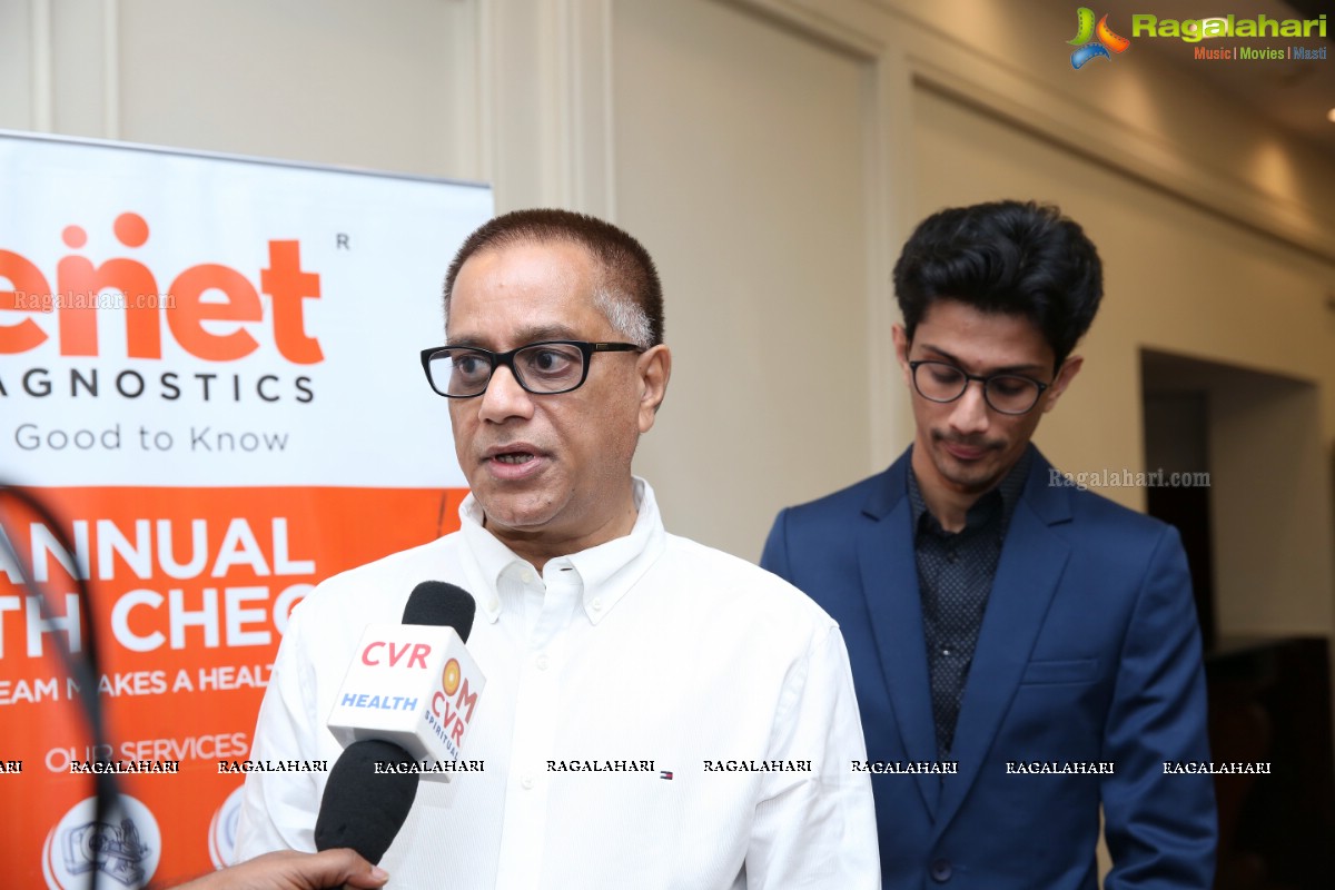 Tenet Diagnostics Press Conference To Brief About CME (Continuous Medical Education) Program at Hotel Grand Kakatiya, Hyderabad