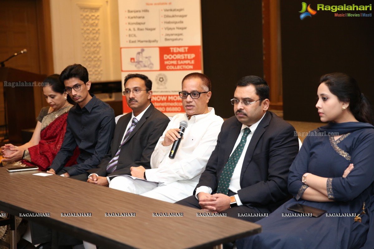 Tenet Diagnostics Press Conference To Brief About CME (Continuous Medical Education) Program at Hotel Grand Kakatiya, Hyderabad