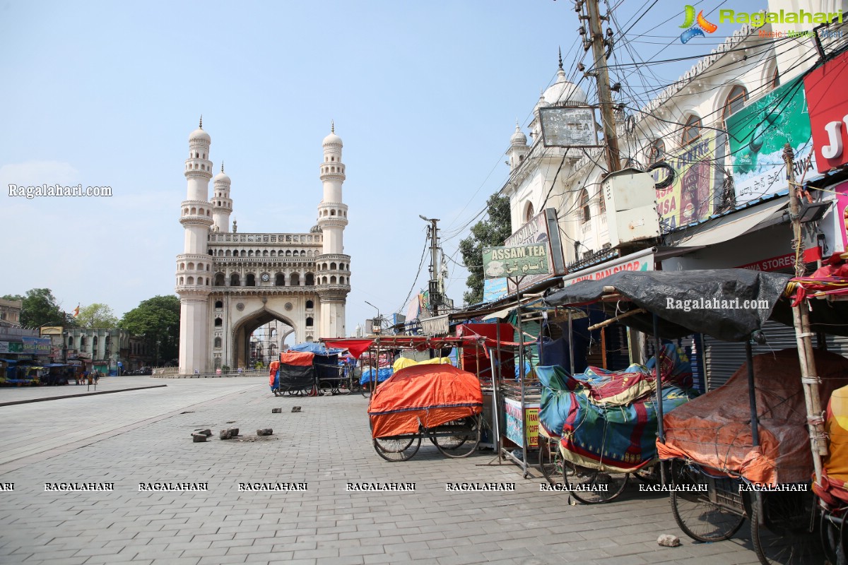 Hyderabad Lockdown: Deserted Roads, Streets, Closed Shops