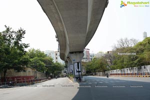 Hyderabad Lockdown Deserted Roads