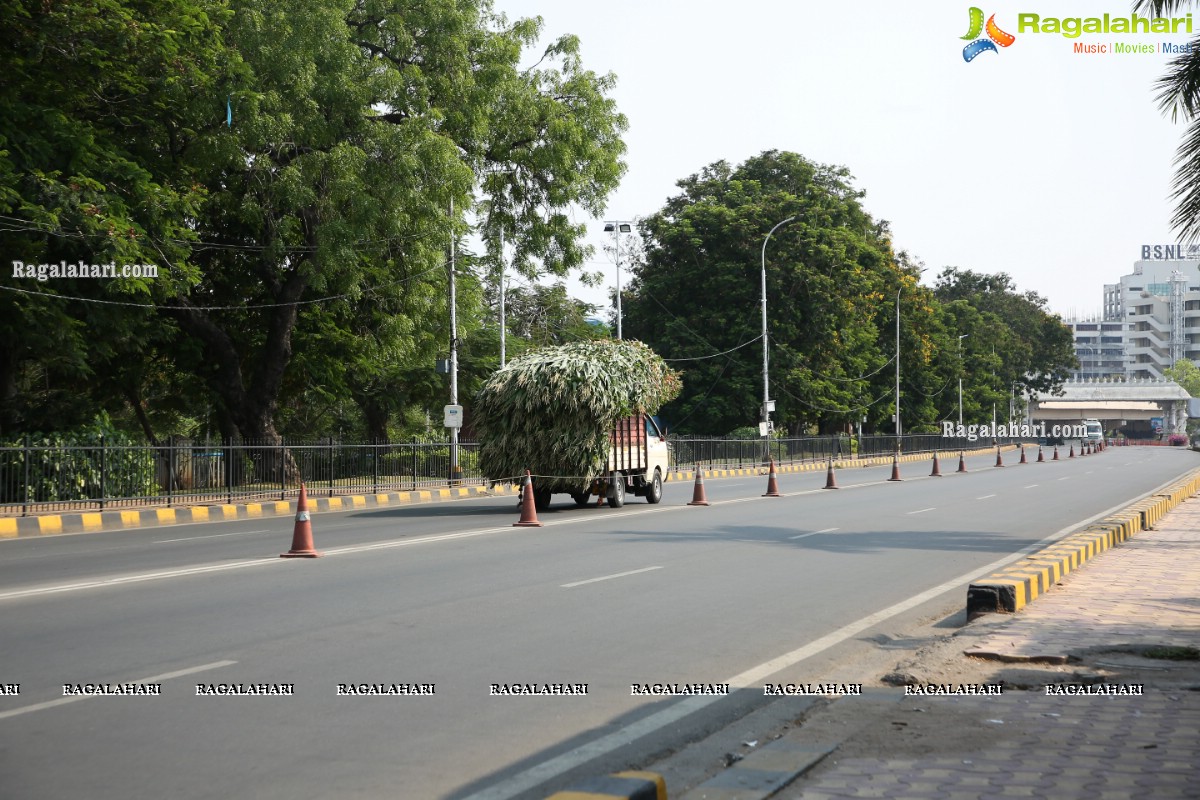 Hyderabad Lockdown: Deserted Roads, Streets, Closed Shops