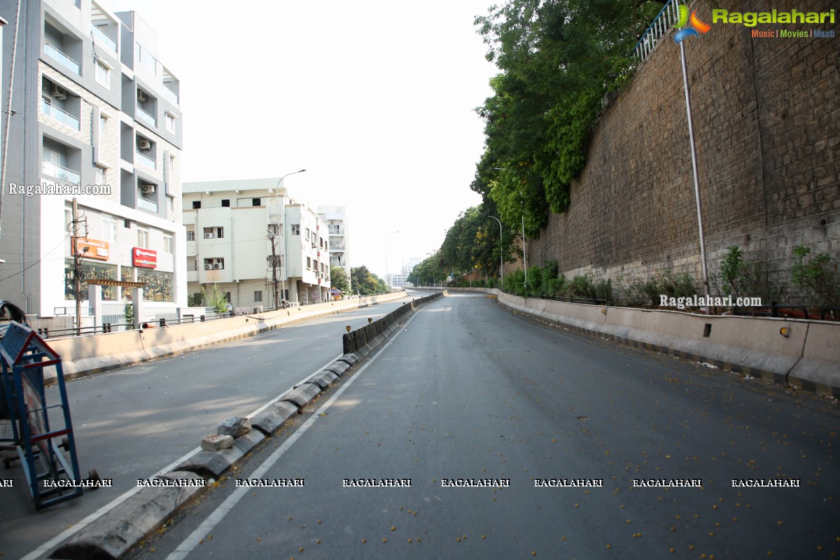 Hyderabad Lockdown: Deserted Roads, Streets, Closed Shops