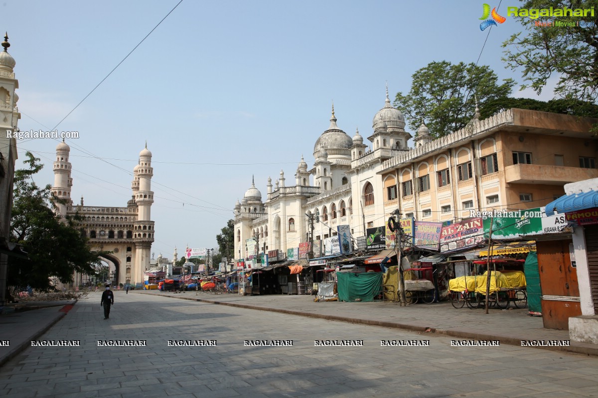 Hyderabad Lockdown: Deserted Roads, Streets, Closed Shops