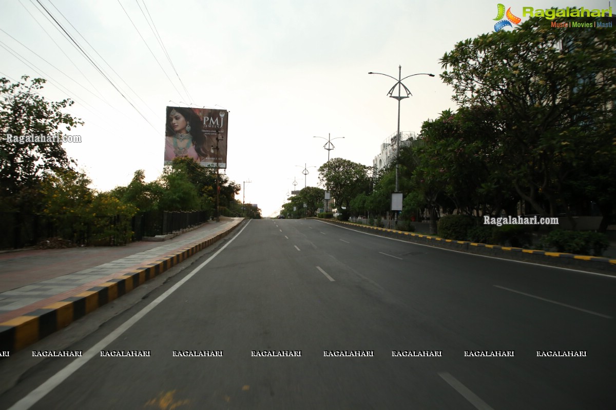 Hyderabad Lockdown: Deserted Roads, Streets, Closed Shops