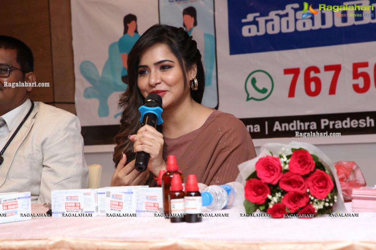 Bigg Boss Fame Ashu Reddy Launches Dr. Care - Covid Care Services