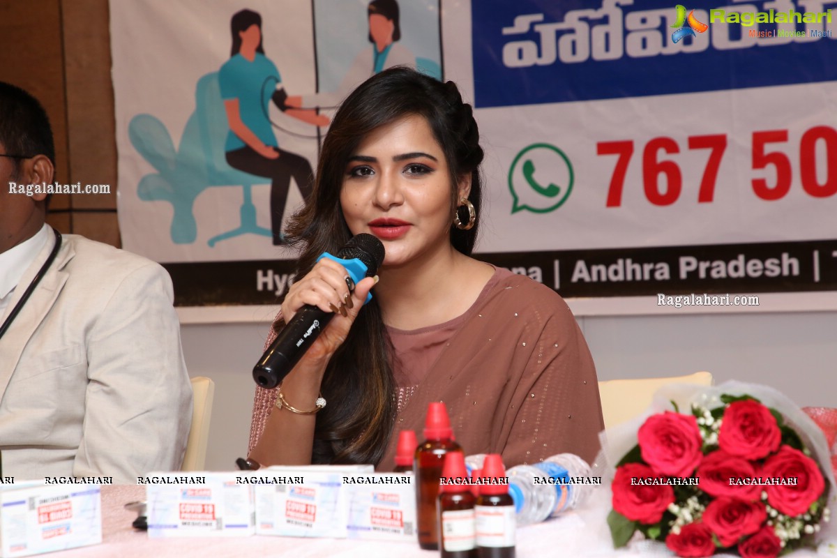 Bigg Boss Fame Ashu Reddy Launches Dr. Care - Covid Care Services