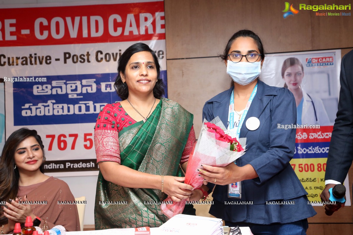 Bigg Boss Fame Ashu Reddy Launches Dr. Care - Covid Care Services