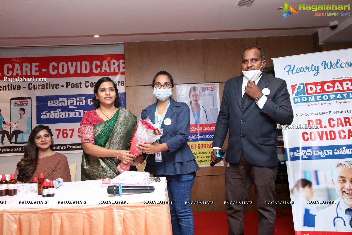 Bigg Boss Fame Ashu Reddy Launches Dr. Care - Covid Care Services