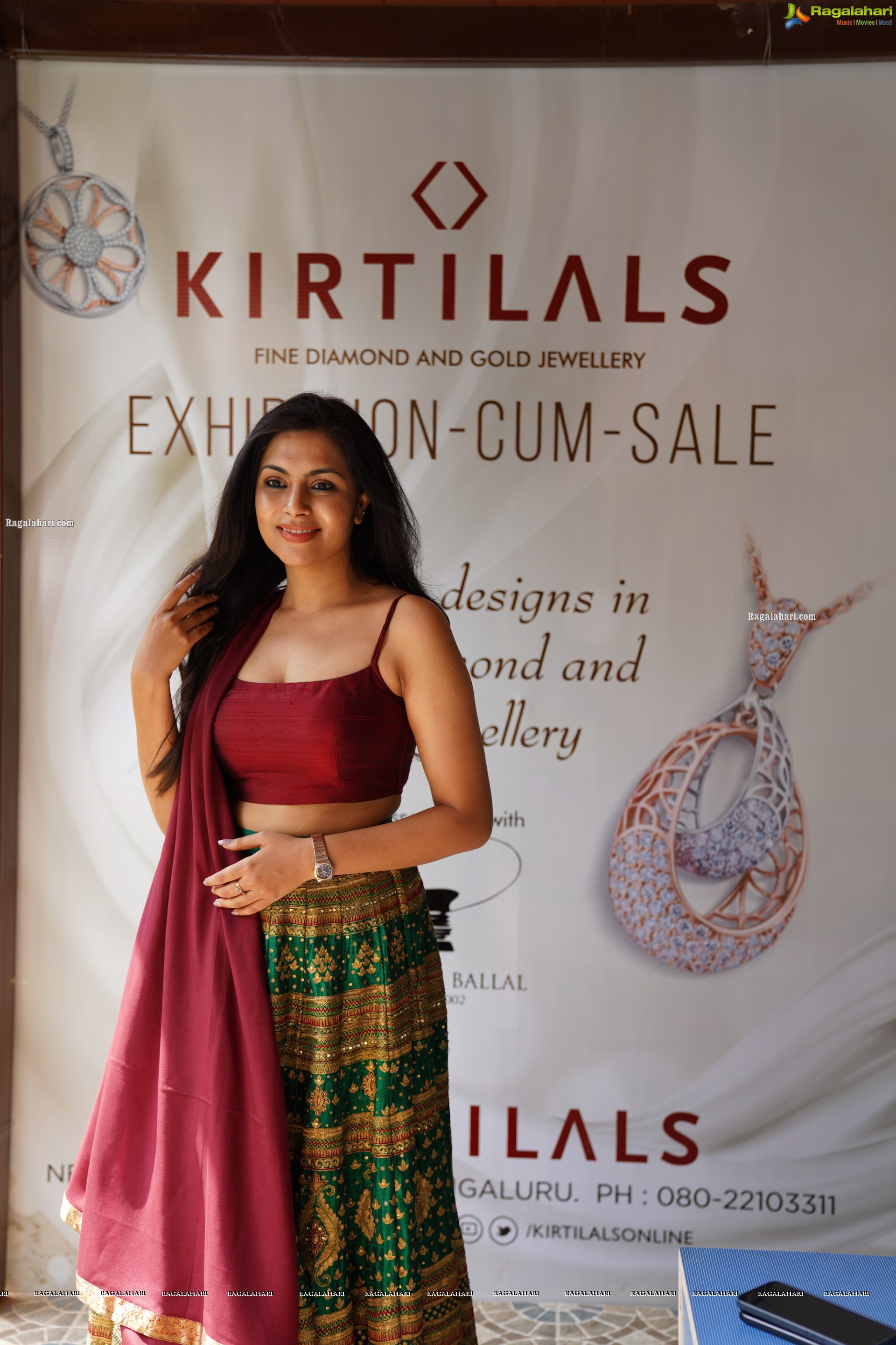 Kirtilals Trunk Show at The Jayanthi Ballal Store Mysore, Inaugurated by Sonu Gowda