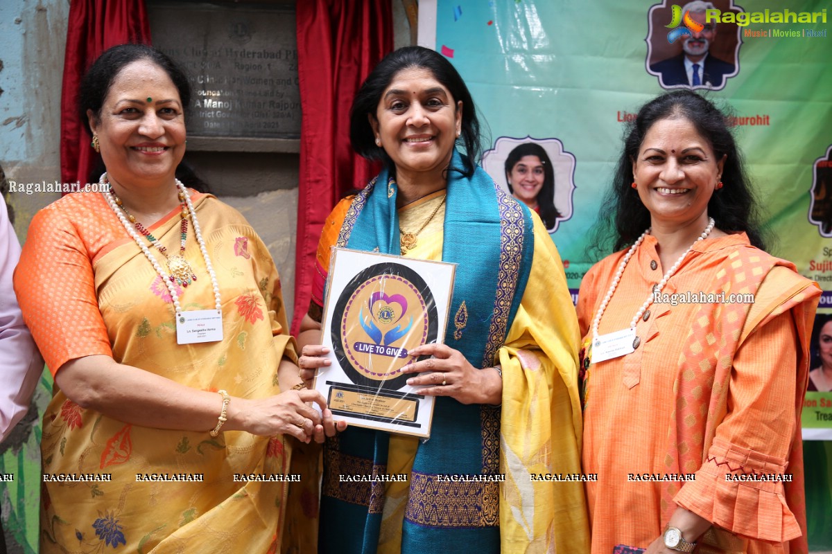 Lions Club of Hyderabad Petals Laid Foundation for Charitable Clinic for Women and Children