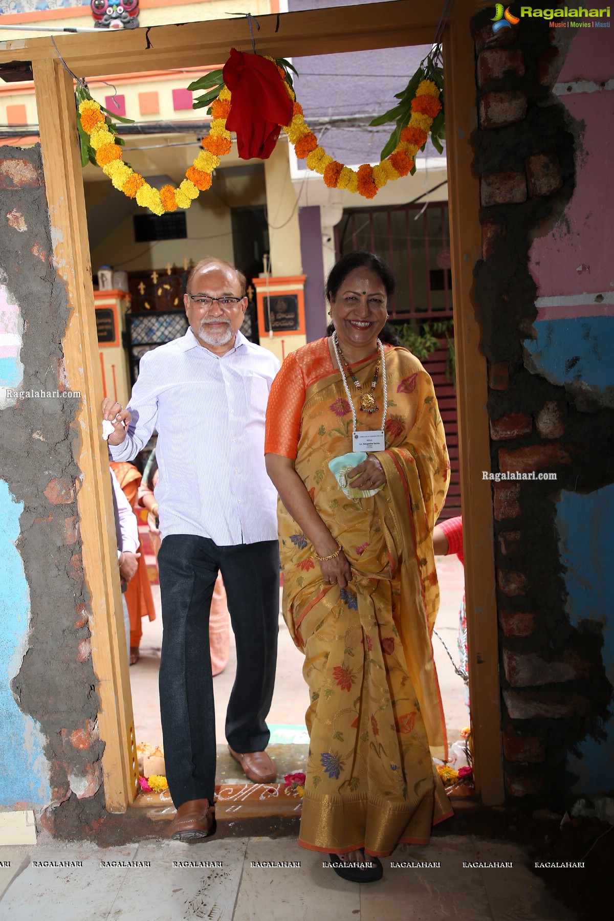 Lions Club of Hyderabad Petals Laid Foundation for Charitable Clinic for Women and Children