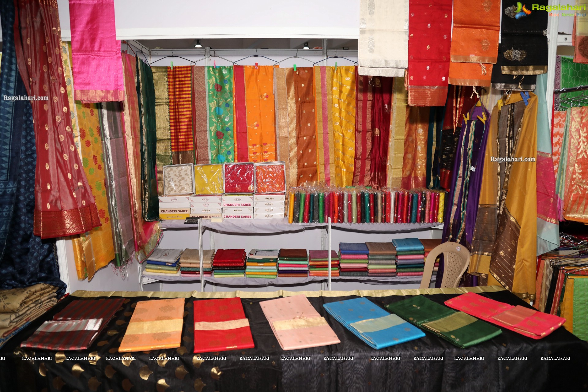 National Silk Expo April-2021 Begins at Sri Satya Sai Nigamagamam, Inaugurated by Vaanya Aggarwal
