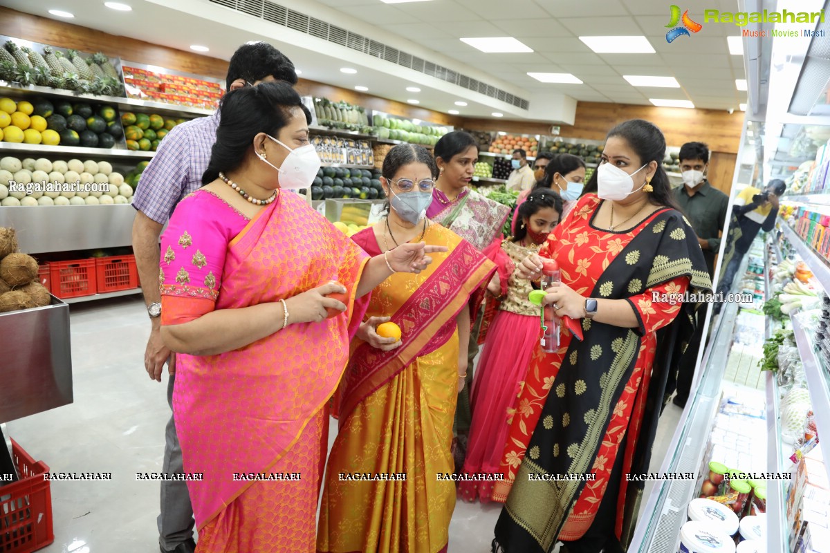 Nandamuri Vasundhara Devi Inaugurates Pure-O-Natural Fruits and Vegetables 33rd Outlet at Kokapet, Hyderabad