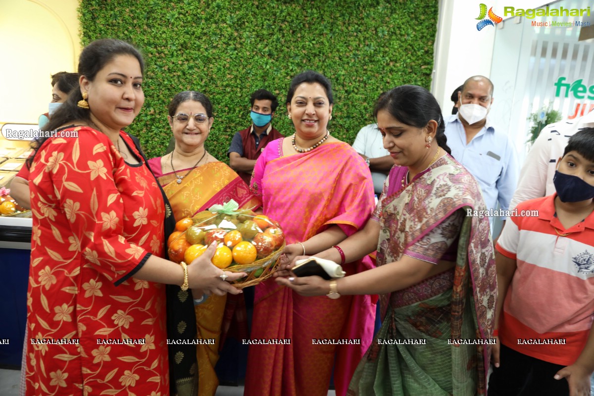 Nandamuri Vasundhara Devi Inaugurates Pure-O-Natural Fruits and Vegetables 33rd Outlet at Kokapet, Hyderabad