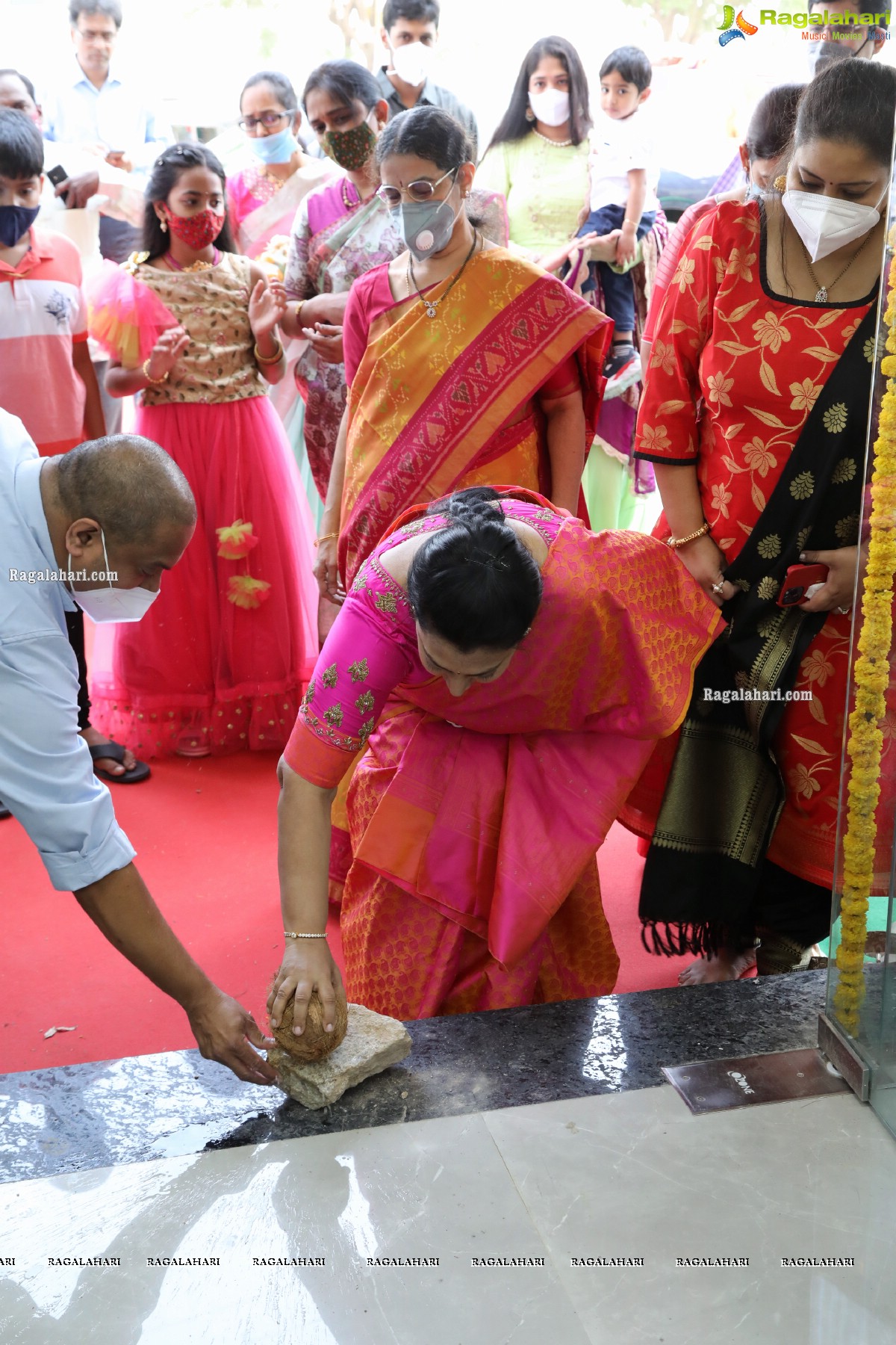 Nandamuri Vasundhara Devi Inaugurates Pure-O-Natural Fruits and Vegetables 33rd Outlet at Kokapet, Hyderabad