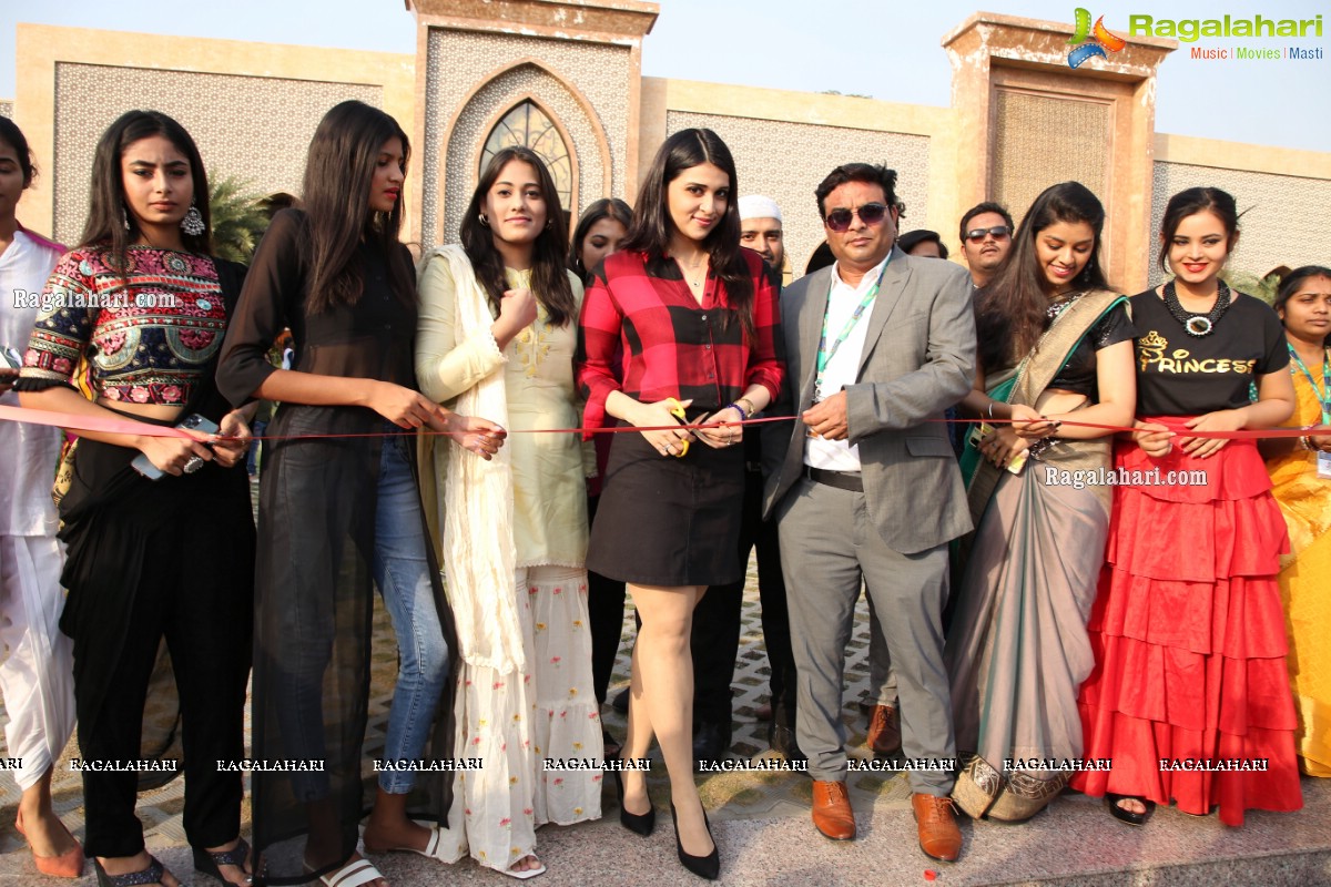 SBK Mega Expo Launch at Mehdipatnam by Mannara Chopra