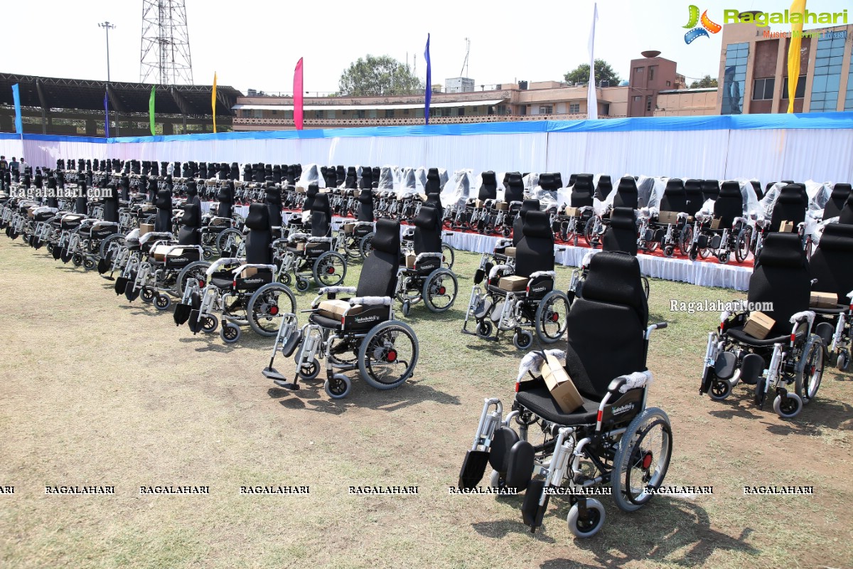 Government of Telangana Distributes Aids and Appliances Assistive Devices to Persons with Disabilities