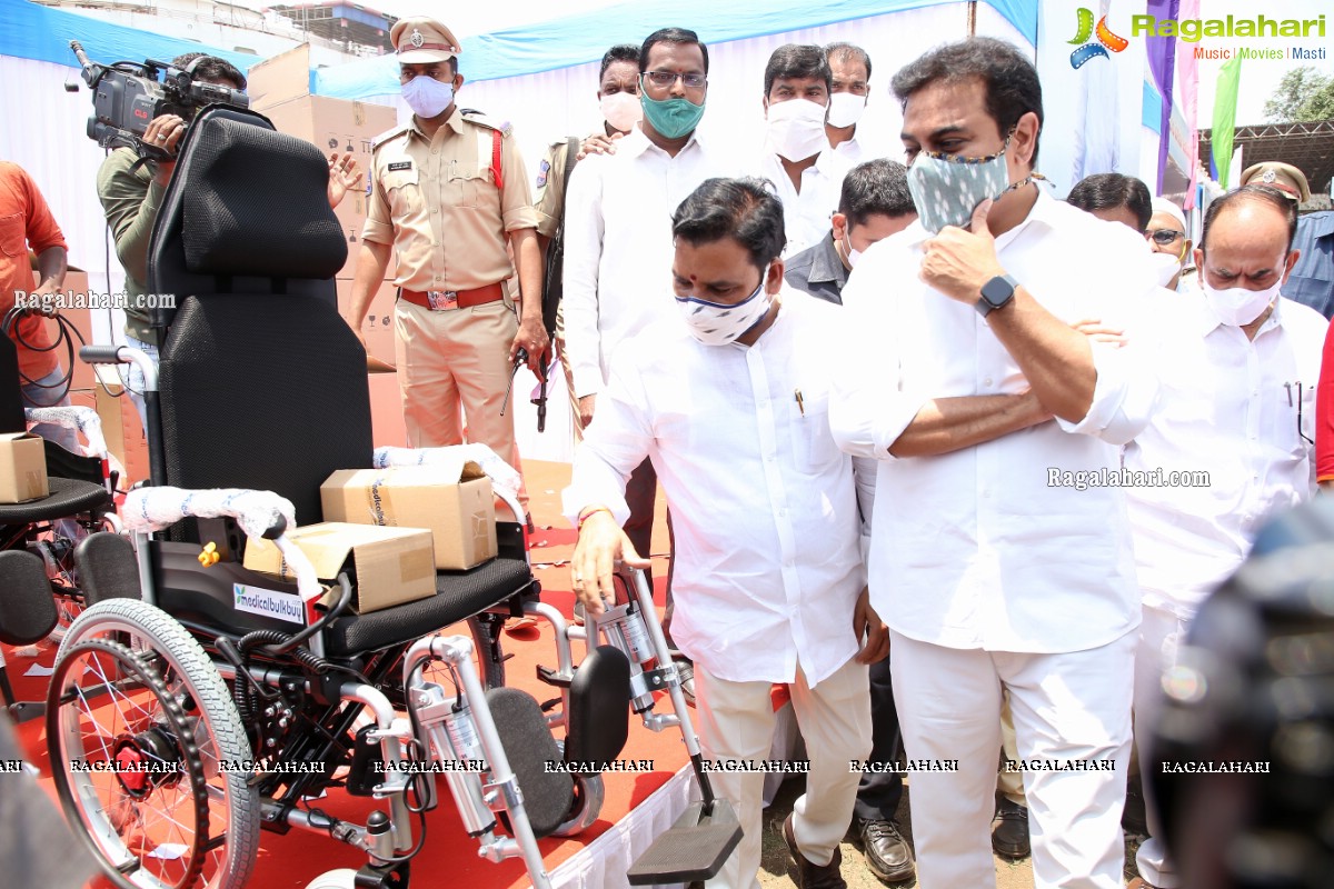 Government of Telangana Distributes Aids and Appliances Assistive Devices to Persons with Disabilities