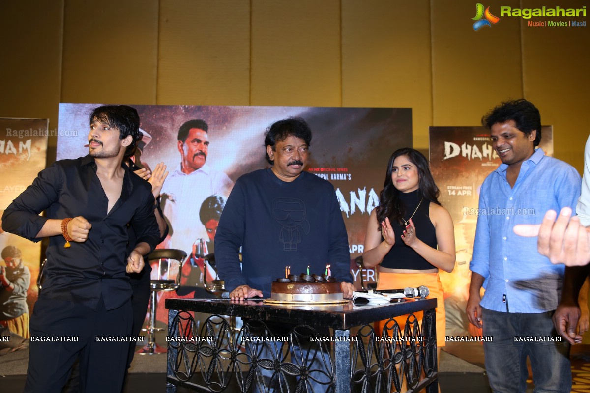 Ram Gopal Varma's Crime Thriller series 'Dhahanam' Press Meet