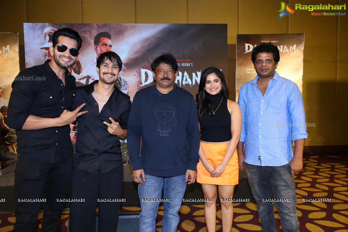 Ram Gopal Varma's Crime Thriller series 'Dhahanam' Press Meet