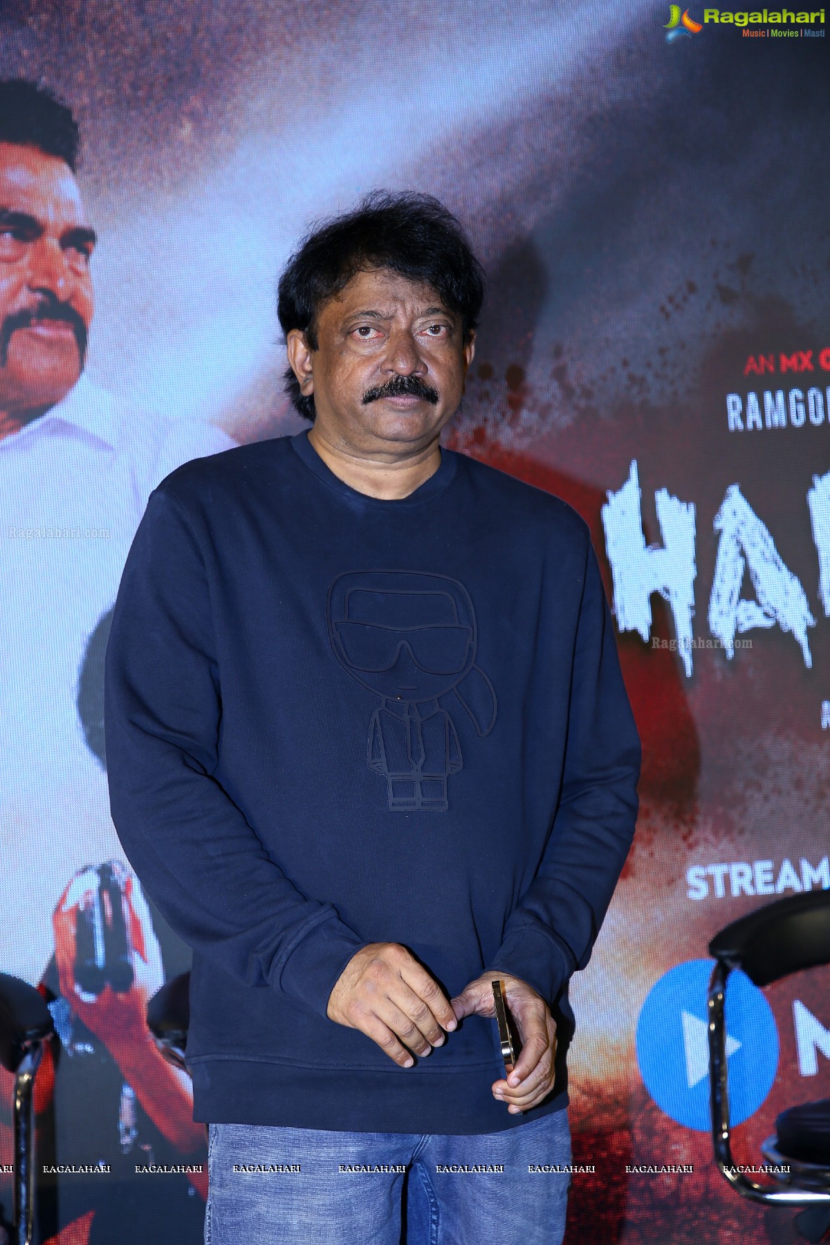 Ram Gopal Varma's Crime Thriller series 'Dhahanam' Press Meet