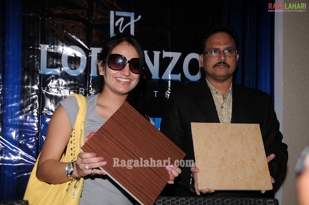 Lorenzo New Series Tiles Launch by Actress Aksha