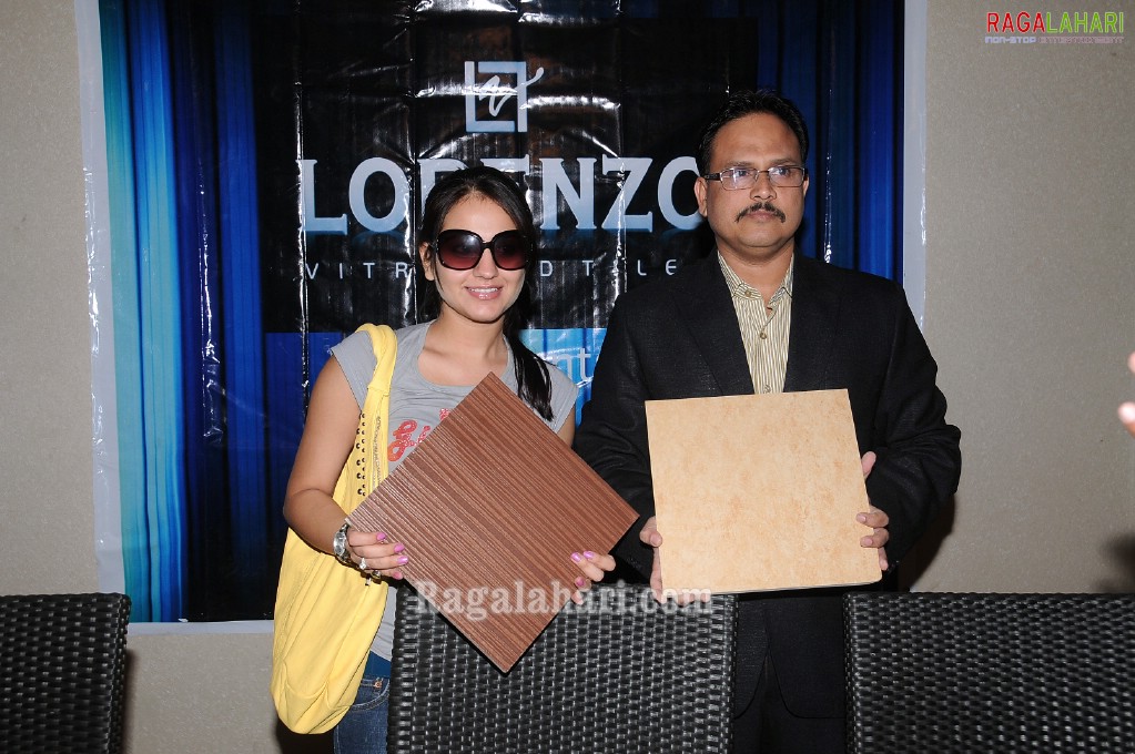 Lorenzo New Series Tiles Launch by Actress Aksha