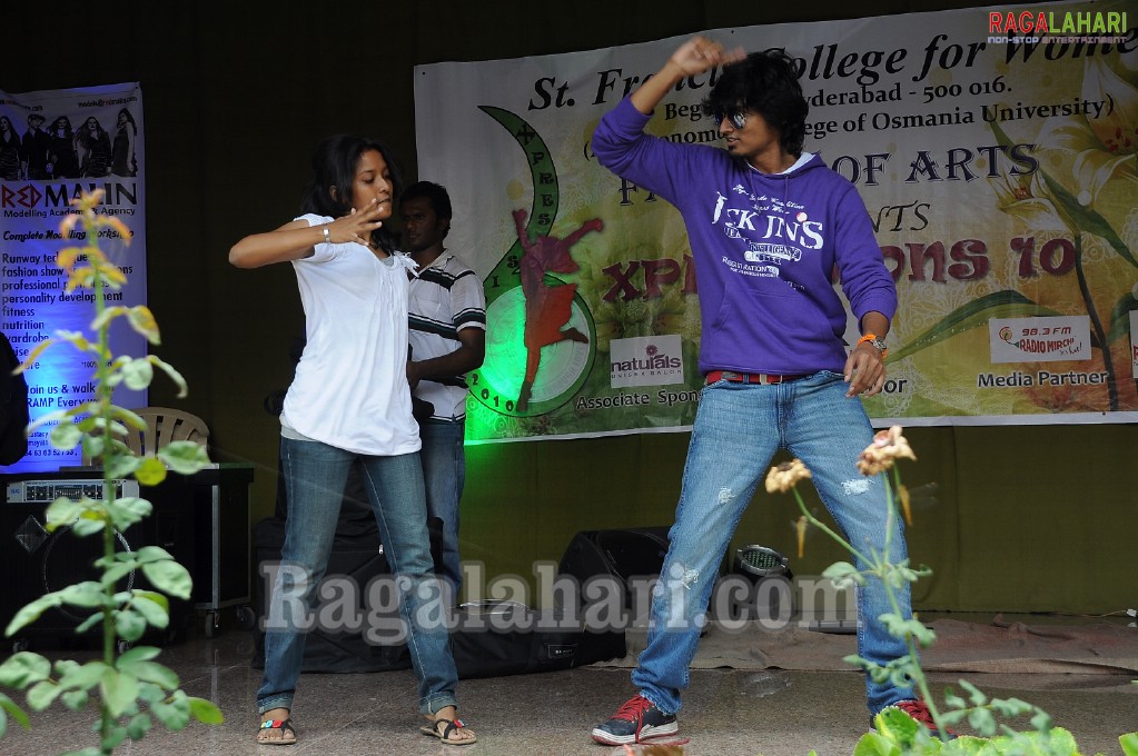 Mr. & Ms. Xpressions 2010 @ St. Francis Degree College For Women, Hyd