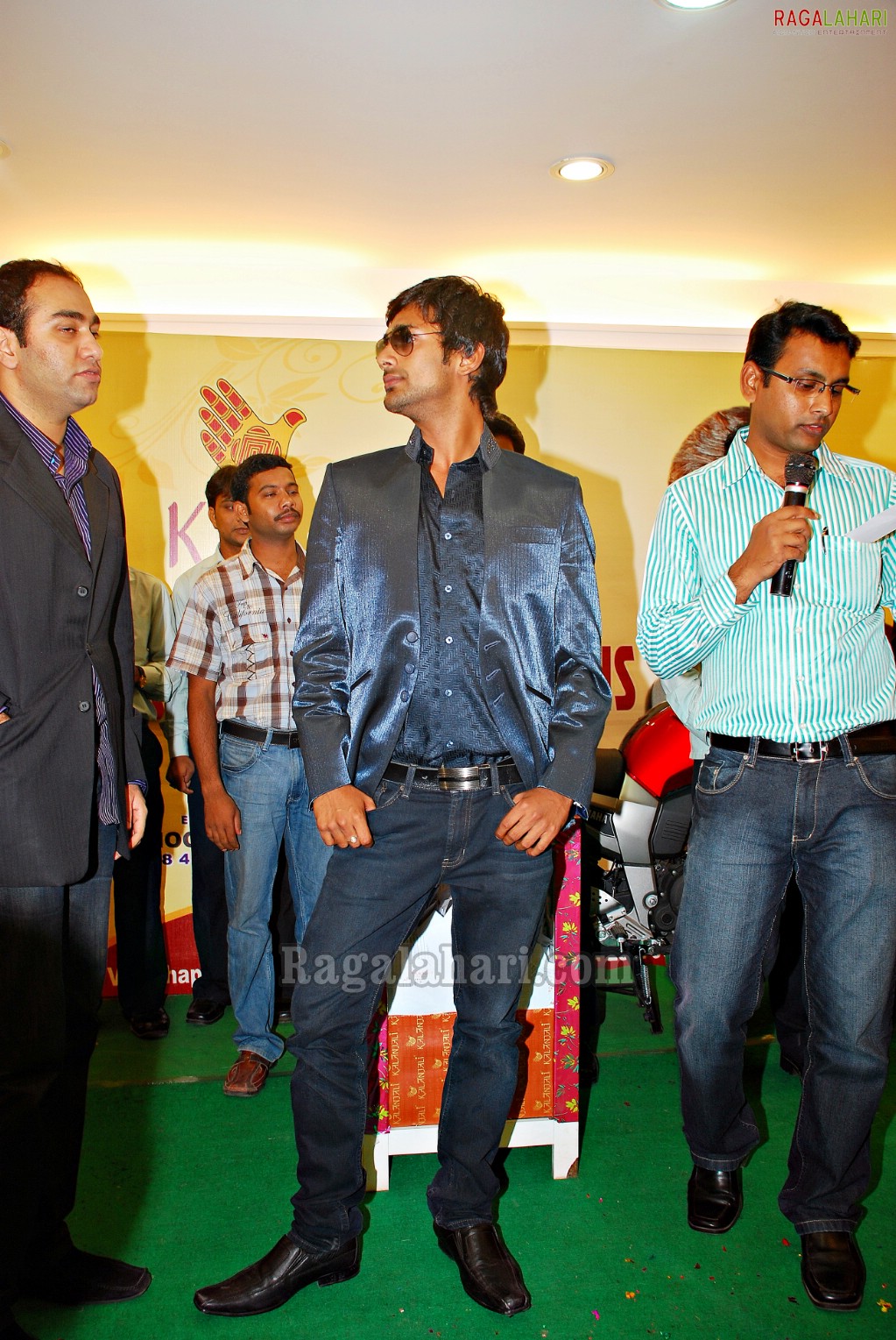 Varun Sandesh at Kalanjali, Vizag