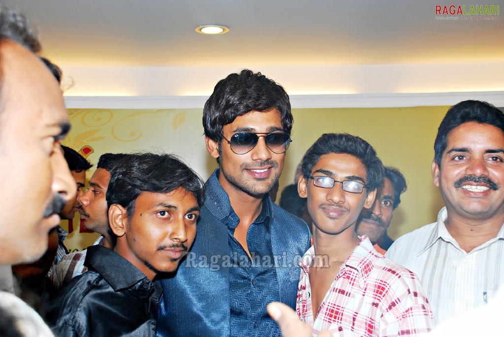 Varun Sandesh at Kalanjali, Vizag