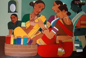 Agacharya Paintings at Beyond Coffee