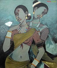 Agacharya Paintings at Beyond Coffee