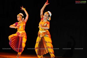 Divya Nair & Geetha Poojitha Bharatanatyam Arangetram at Ravindra Bharathi, Hyd