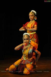 Divya Nair & Geetha Poojitha Bharatanatyam Arangetram at Ravindra Bharathi, Hyd