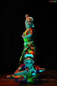 Divya Nair & Geetha Poojitha Bharatanatyam Arangetram at Ravindra Bharathi, Hyd