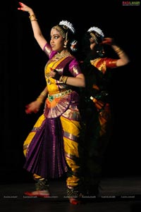 Divya Nair & Geetha Poojitha Bharatanatyam Arangetram at Ravindra Bharathi, Hyd