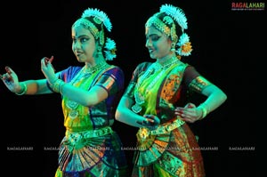 Divya Nair & Geetha Poojitha Bharatanatyam Arangetram at Ravindra Bharathi, Hyd