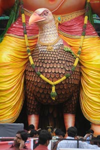 Ganesh Idols in Khairatabad for Vinayaka Chavithi 2011