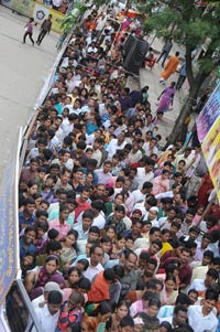 Ganesh Idols in Khairatabad for Vinayaka Chavithi 2011