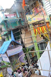 Ganesh Idols in Khairatabad for Vinayaka Chavithi 2011