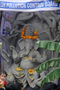 Ganesh Idols in Khairatabad for Vinayaka Chavithi 2011