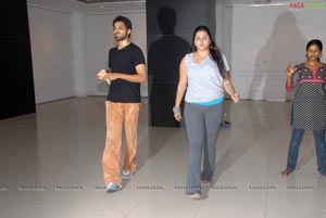 Namitha Rehearsing for Santosham Film Awards