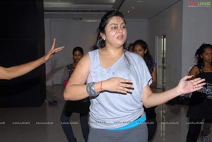 Namitha Rehearsing for Santosham Film Awards