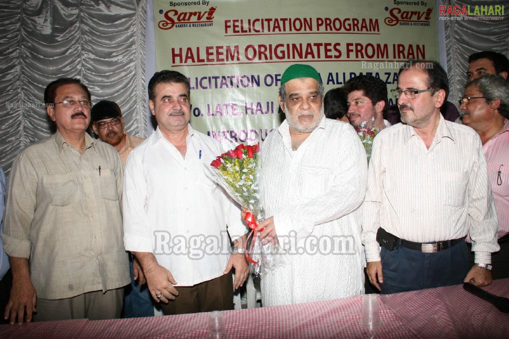 Sarvi Irani Haleem Felicitates to the son of Irani Haleem Intro to Hyderabad