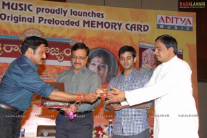 Sri Ramarajyam Preloaded Audio Memory Card Launch