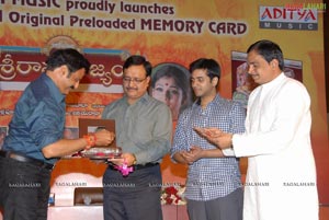 Sri Ramarajyam Preloaded Audio Memory Card Launch