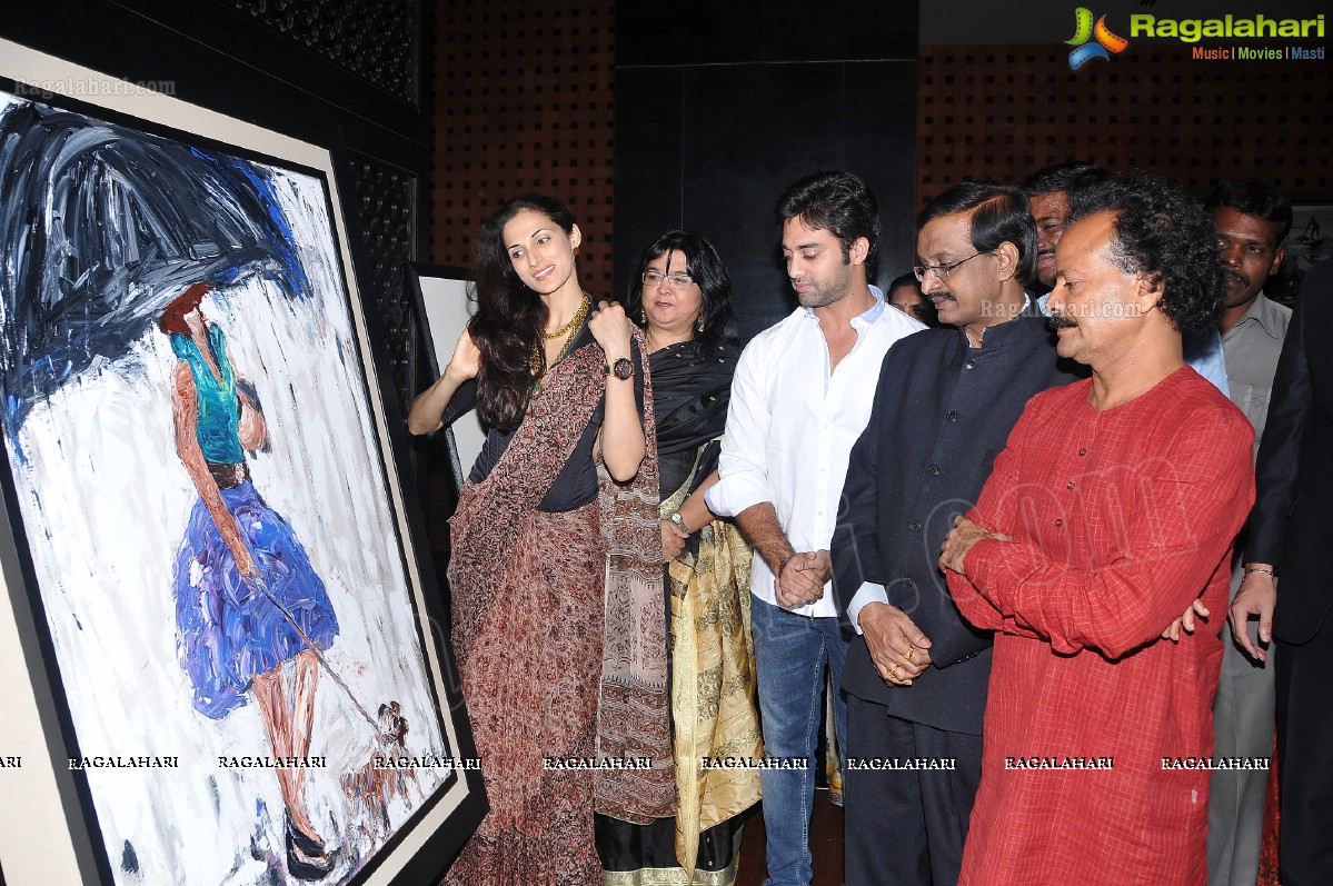 Hari Srinivas Painting Exhibition at Novotel