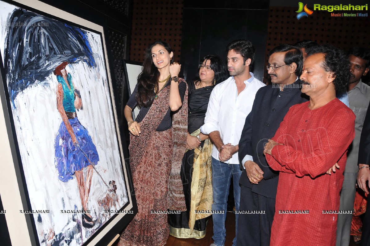 Hari Srinivas Painting Exhibition at Novotel