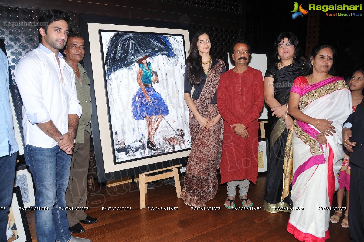 Hari Srinivas Painting Exhibition at Novotel